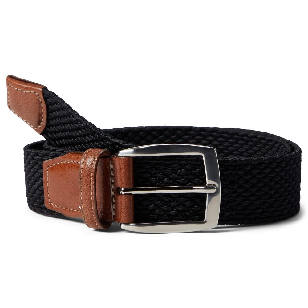 Torino Leather Co. 35 mm Italian Stretch Nylon Black 40